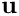 $ \mathbf{u} $